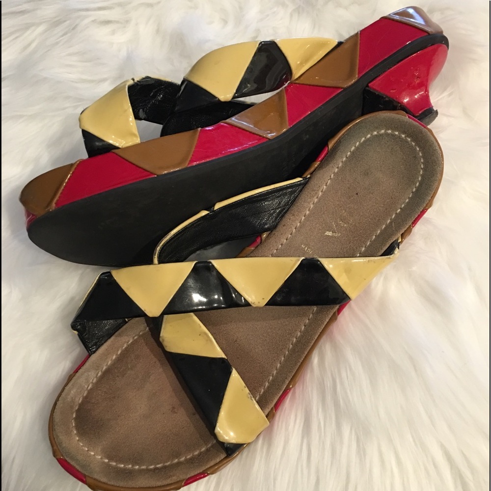 Prada Kitten Heel Sandals